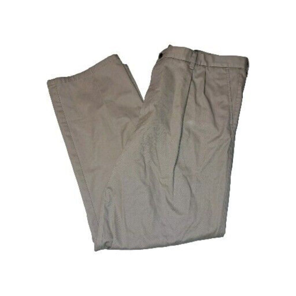 Saint John's Bay Men's Beige Worry Free Pant Classic Fit 44x34